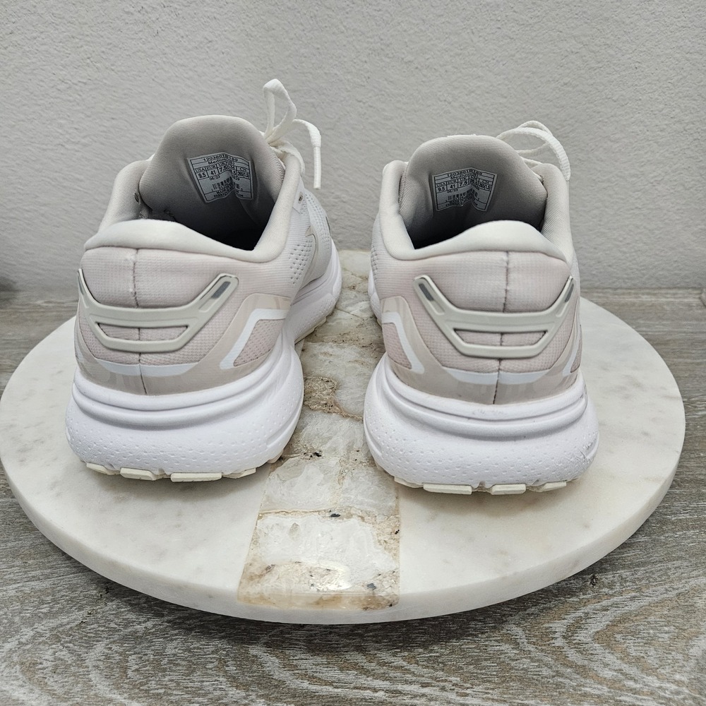 Brooks Ghost 15 Womens 9.5 B Shoes White Running Walking Sneaker 1203801B189 - Picture 7 of 10